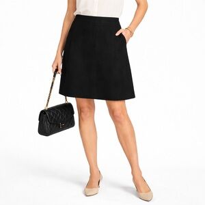 J. Crew Black A-Line Skirt